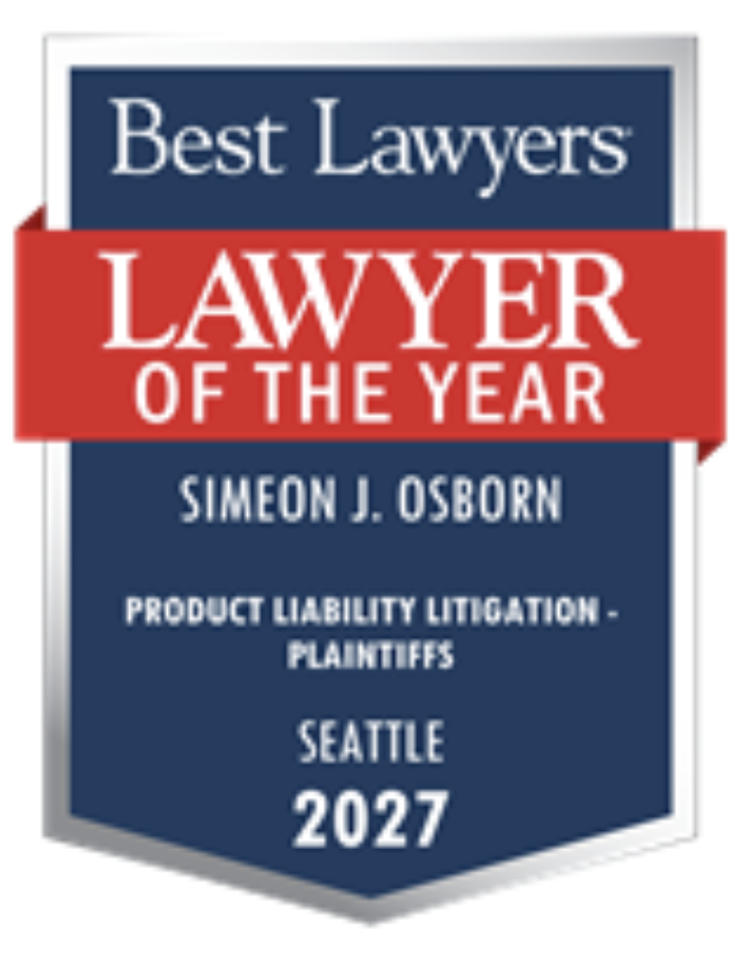 Best Lawyers LAWYER OF THE YEAR SIMEON J. OSBORN PRODUCT LIABILITY LITIGATION - PLAINTIFFS 2027